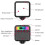 Φως πλήρωσης τσέπης LED RGB πλήρους χρώματος Φως βίντεο μίνι 3