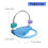 Support de gymnastique multifonctionnel pour-Vert translucide 4