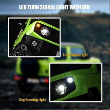 For Suzuki Jimny JB64 JB74 2018+ Car White and Yellow Daytime Running Lights Front Face Turn Signal Lights