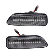 2 Stück dynamische LED-Seitenmarkierungsleuchten mit Blinklicht für Volvo S80, XC90, XC70, V70, S60