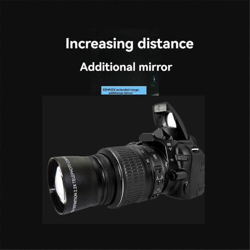 Τηλεφακός 55mm 2.0x Τηλεμετατροπέας Ψηφιακής Φωτογραφικής Μη 1