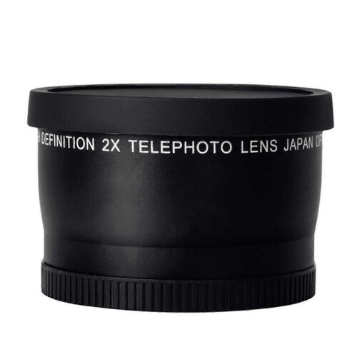 Τηλεφακός 55mm 2.0x Τηλεμετατροπέας Ψηφιακής Φωτογραφικής Μη 2
