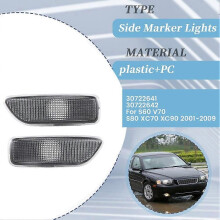 1 Paar Seitenmarkierungsleuchten 30722641 30722642 für Volvo S60 V70 S80 XC70 XC90 2001-2009 Kotflügelblinker