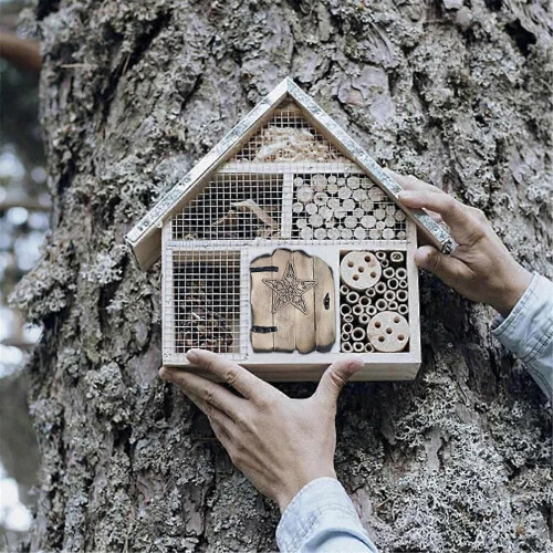 Leaf Miniature Tree Door Outdoor Miniature Tree Decoration Door 1