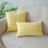 Ensemble de 2 protège-oreillers conçus en forme de-Jaune 30cm 6