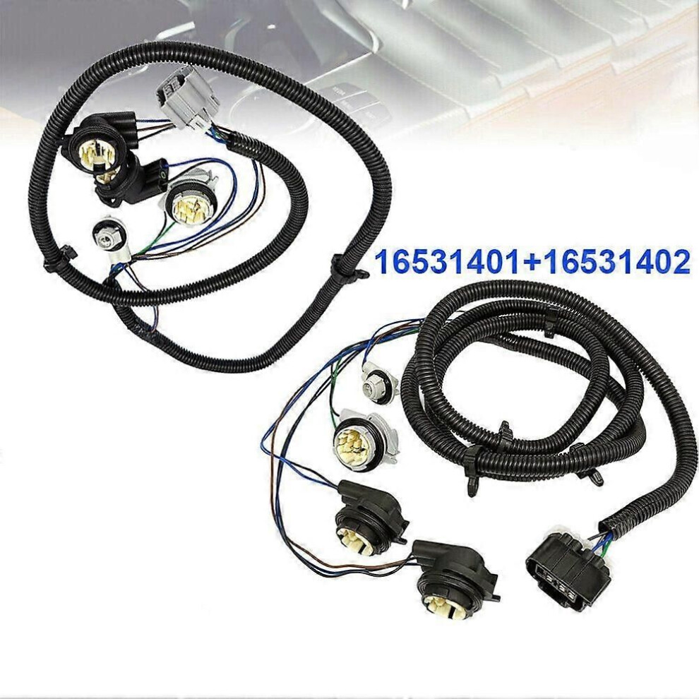 Rear Tail Harness Kit For Chevy Chevrolet Silverado 1500 2500 3500 2003-2007 16531401 Left Side Tail Wiring Light 9319739922530