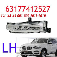 Car Front Bumper LED Daytime Running Light for BMW X3 X4 G01 G02 17-19 Car Driving Lamp LED DRL Fog Lamp 63177412527 L