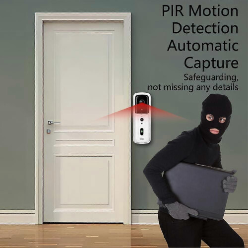 Doorbell Camera NO WiFi/APP,Video Intercom Two-Way Audio,PIR Motion Detection 1