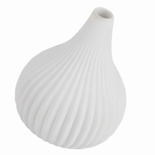 Απλό και μοντέρνο κεραμικό βάζο, διακόσμηση τραπεζιού, δ 1