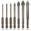 Tile Drill Bit Concrete Cement Drill Bit Multi-Function Punch Hole Opener Four-Edged Triangular Dril 3