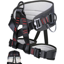 Half Body Adjustable Thickness Harness for Fire Rescuing Caving Rock Climbing Rappelling Tree Protect Waist Safety