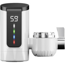 Electric Tankless Hot Water Heater with Digital Display for Bathroom Kitchen