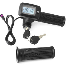 48V throttle with M key button replacement for Soleil 01 electric dirt bike