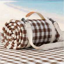 Waterproof Beach Blanket Picnic Outdoor Camp Mat Towel Family Trip Essentials Summer Vacation Travel Accessories Lake Day Gear Gift Supplies Item