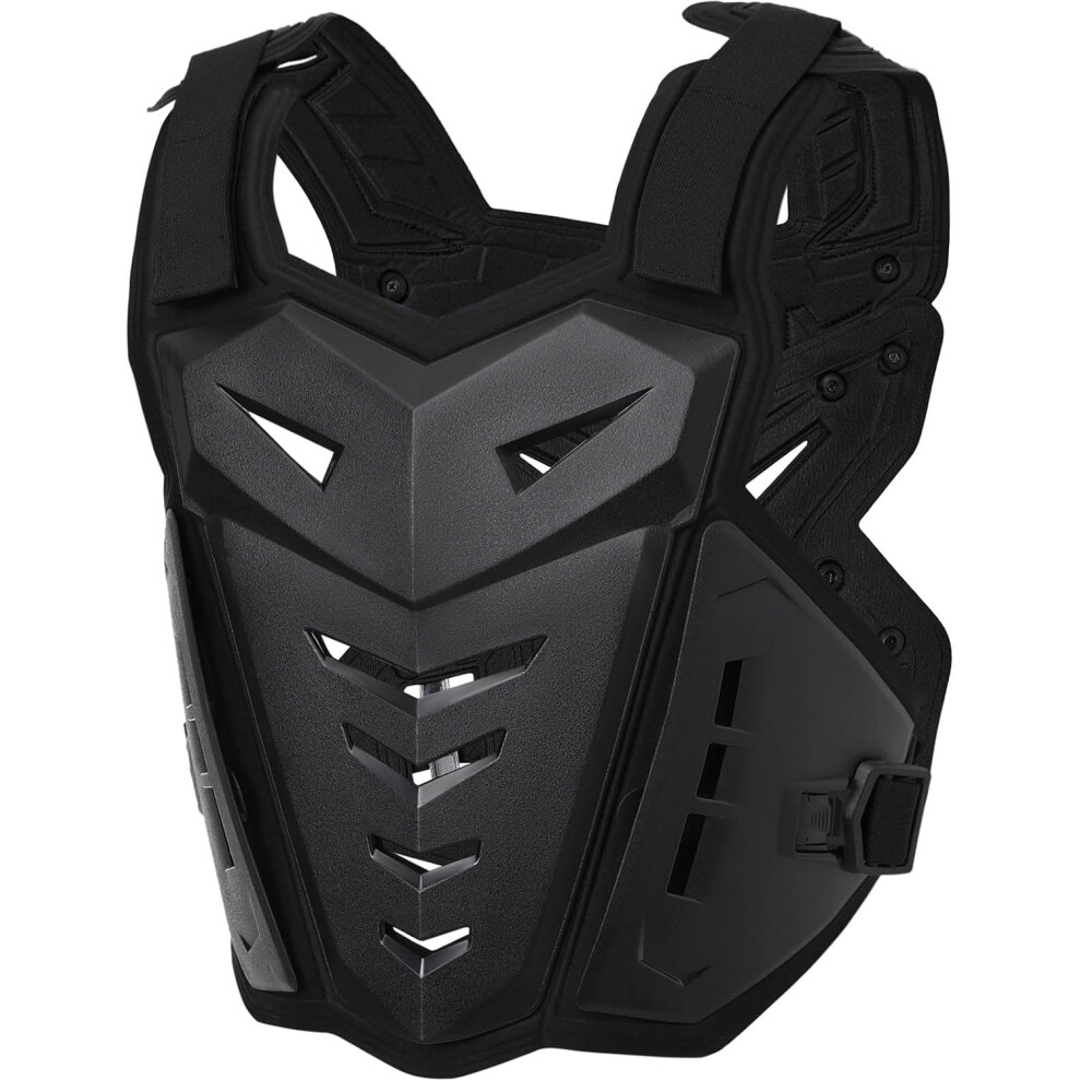 Upgrade Chest Armor Vest, Off-Road Racing Cycling Skiing Protector Jacket For Street Bike, Adult Kids Back Protection Light 8784498842923