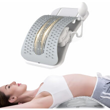 Adjustable Back Stretcher with 4-Level Airbag for Spine Relief and Lumbar Support