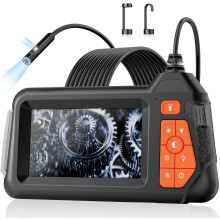 Endoscope Camera 1080P Dual Lens 16.4ft Waterproof for Plumbing Auto