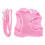 1Set Verstelbare Roze Huisdier Pulling Rope Met Mesh Vest 2