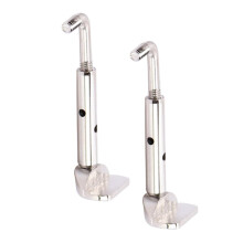 2Pcs Silver Violin Chinrest Screws 3/4 4/4 Durable Stainless Steel Accessories Easy Installation Set