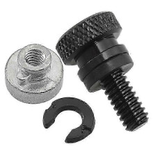 Bullone nero per sedile passeggero parafango posteriore compatibile con accessori Harley-Davidson Sportster