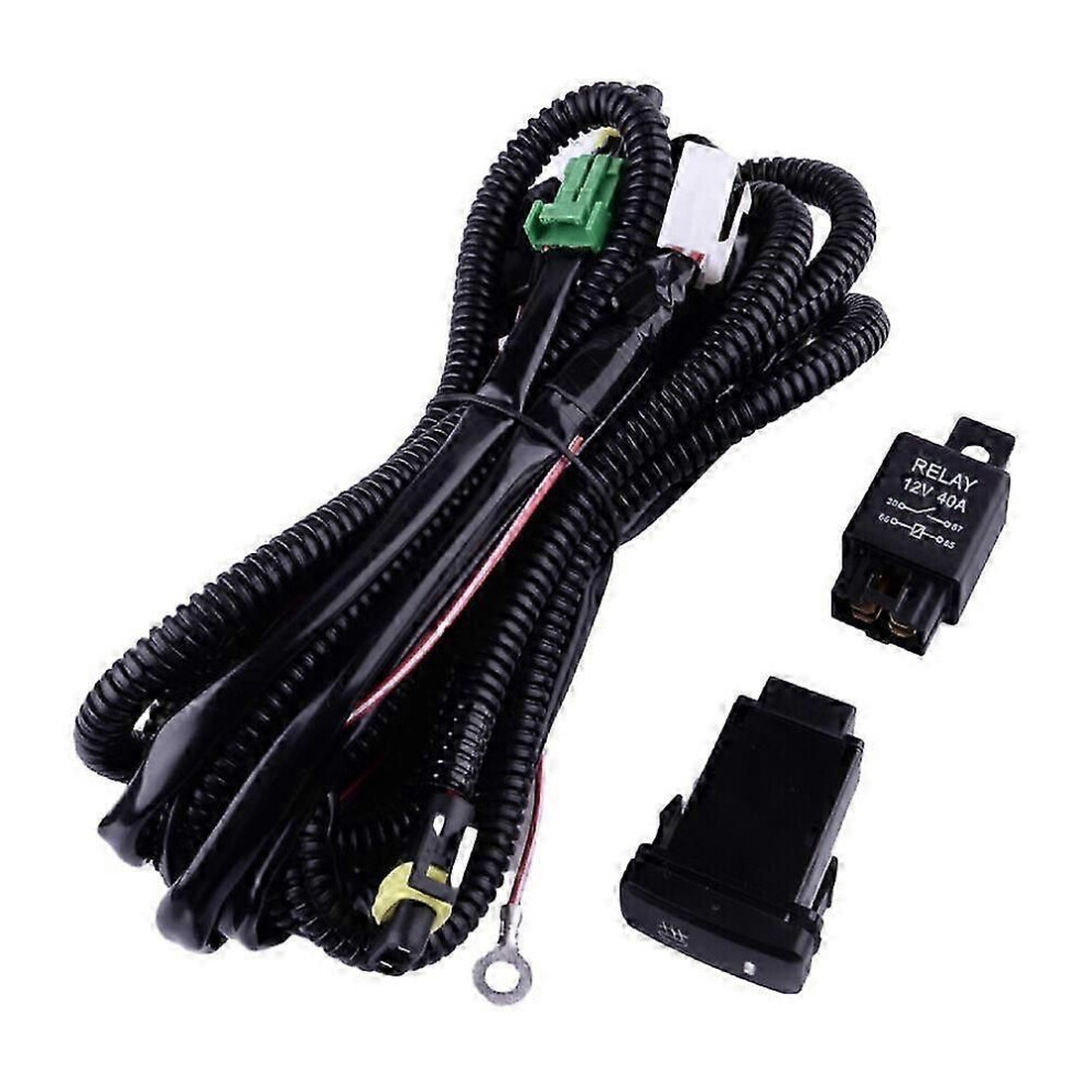 Led Fog Wiring Harness Switch Relay Kit For 4Runner Tacoma Light 9319739928815