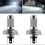 Motorcycle LED Headlight P45T R2 6000K White High Low Beam 2PCS Set E 1