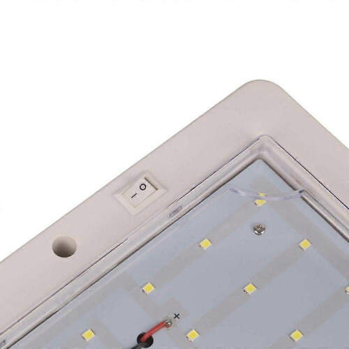 LED-takbelysning för husvagn/husbil, 10W, 6000K, vit