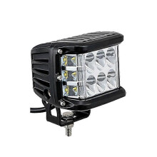 Faro da lavoro a tripla illuminazione laterale, luce a cupola, strobo a LED, accessori auto A