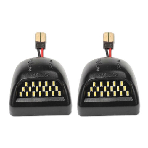 2 luci a LED per targa auto compatibili con accessori per auto
