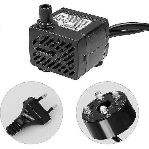Μίνι αντλία νερού LED 180L/H 3.5W για μικρό ενυδρείο, σιντριβάνι κήπου, πηγάδι, λίμνη 2