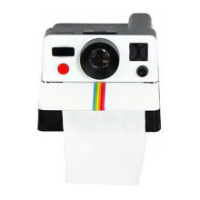 Camera Style Toilet Paper Holder for Bathroom, Wall Mounted Tissue Box Organizer, Easy Installation