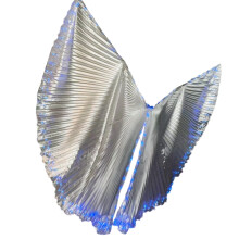 2Pcs LED Light Praise Dance Flags Praise Banners Semicircle