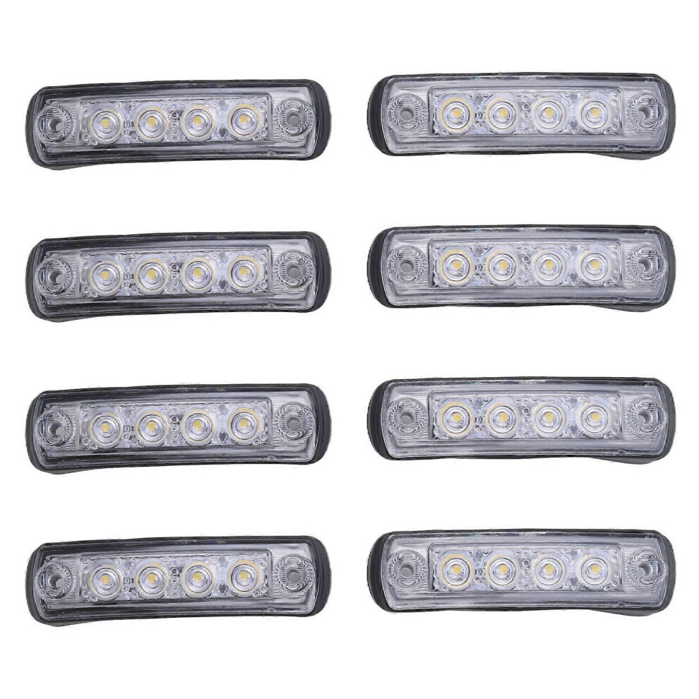 8Pcs 24V Truck Led Sun Visor Sunshade For Man Truck Tgx Truck Tgs 81252606121 Light 9319739929744