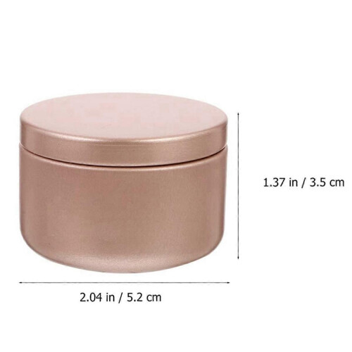 24 Pcs Candle Jar Decorative Labels Empty Storage Tins Candle Tin, C 1