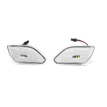 Transparente LED-Seitenmarkierungsleuchte mit Blinkerfunktion, rund, für Jeep Wrangler JL ab Baujahr