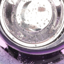 Tea Light Holder Warm Romantic Glass At Decorative Handcrafted Textures Table Centerpiece Decor Gradient Purple
