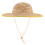 Children Straw Hat Beige Lightweight Adjustable Drawstring Sun Hat 1
