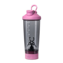 Portable Electric Mixer Cup USB Rechargeable-Pink straight
