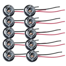 10 st 1156 382 BA15S lamphållare P21W adapter billampsockel