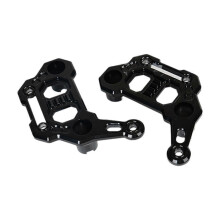Dual Light Bar Mount Bracket for JL JT 2018-2025 Ditch Light Cowl Light A-Pillar Brackets