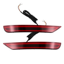 1 Pair LED Rear Bumper Reflector Tail Brake Signal Light Lamp for Subaru Forester 08-16