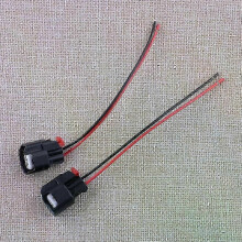 2pcs Car Fuel Injector Connector Wiring Harness Plug for Jeep Wrangler Dodge Dakota Ram 1500 2500 Chrysler 300 5183448AA