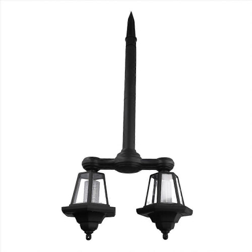 Outdoor Waterproof Hexagonal Ground Plug Light, Solar Post Light