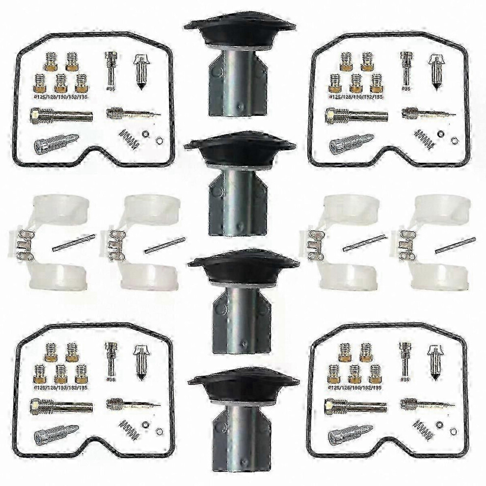 Carburetor Rebuild Kit For 1986-2006 Gtr 1000 Zg1000 Motorcycle 9152359354356