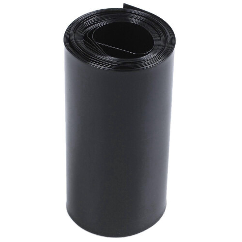 Θερμοσυστελλόμενος σωλήνας PVC 70mm/44mm Μαύρος 2m 6,5ft για μπαταρία 18650 1