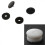 100 Pcs T3 Snaps Press Studs Scrapbook Sewing Buttons Black + White 2Piece Set 3