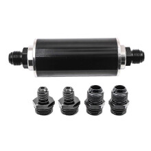 Fuel Filter 50mm Cleanable AN6 AN8 AN10 Adapter Universal Car Accessories
