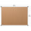 VIZ-PRO Cork Notice Board, 120x90cm, Silver Aluminium Frame 2