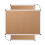 VIZ-PRO Cork Notice Board, 120x90cm, Silver Aluminium Frame 3