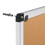 VIZ-PRO Cork Notice Board, 120x90cm, Silver Aluminium Frame 4